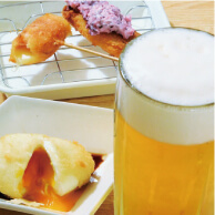 ぶっちの料理とビール
