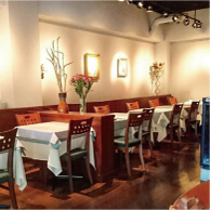 リストランテ ビスの店内